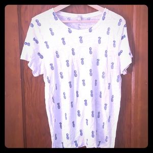 J Crew Pineapple T-shirt